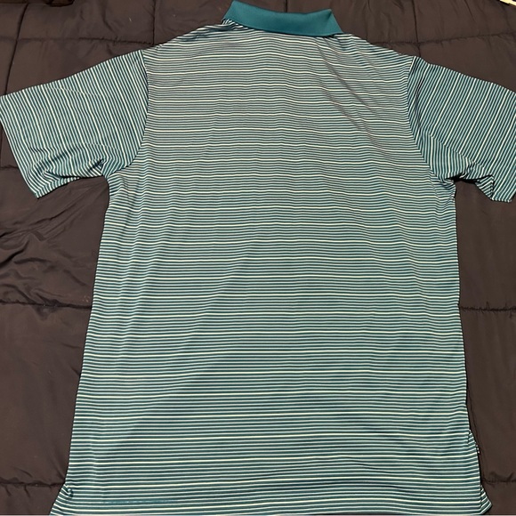 Adidas Golf ClimaLite men’s blue striped short sleeve Polo. Size XL - Picture 5 of 5